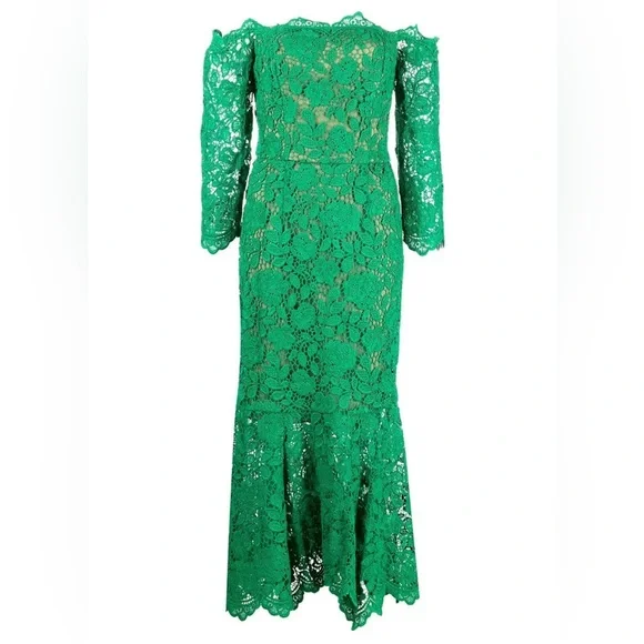 mauve dress lace Lavender Lace Drape Gown – Chic Glam Closet